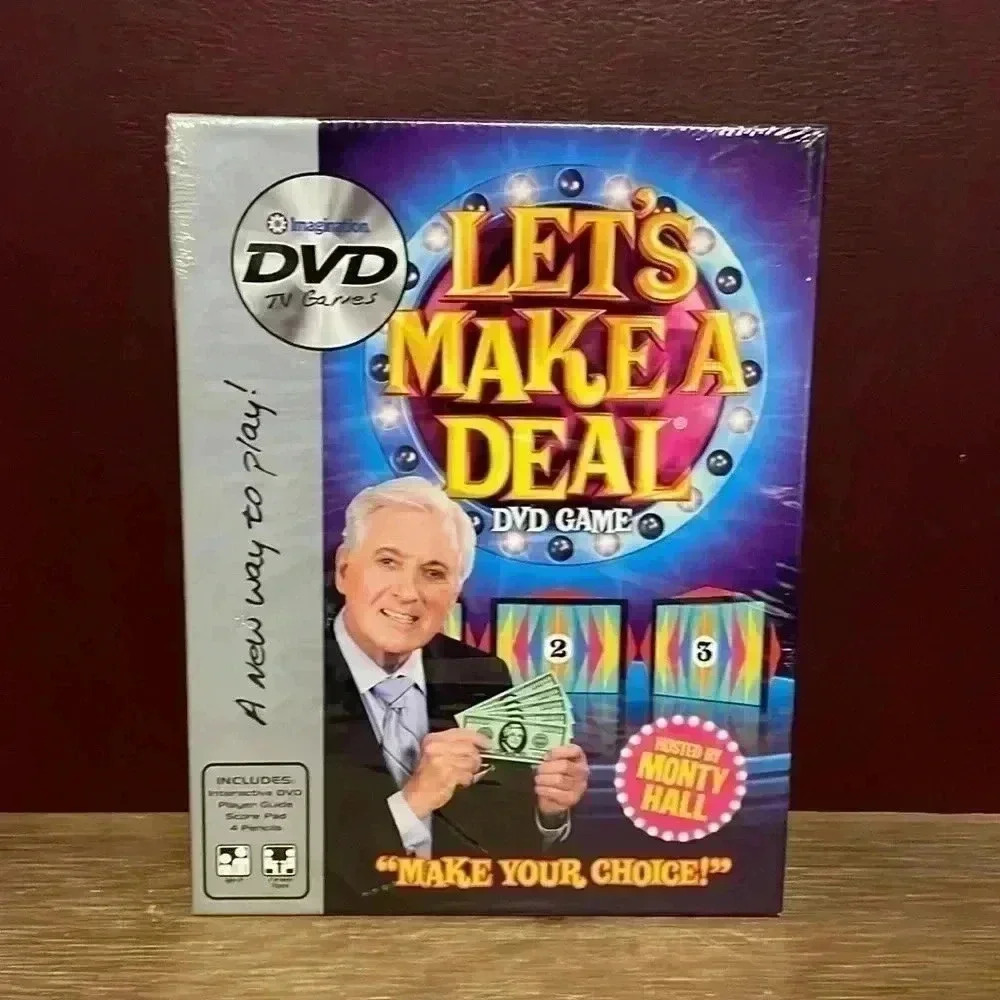 Let’s Make A Deal Factory Sealed Vintage  2006 DVD Game